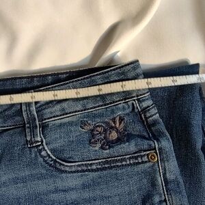 Embroidered Blue Jeans